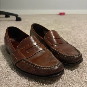Cole Haan Rich Brown Leather Loafers